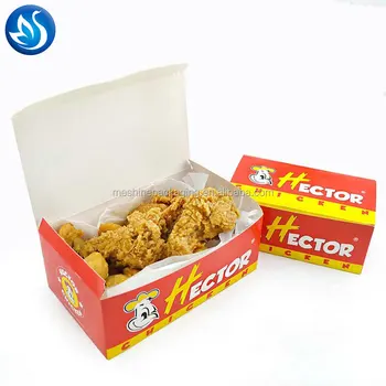 Fast Food Packaging Boxes Fried Chicken Nuggets Box - Buy Fried Chicken ...