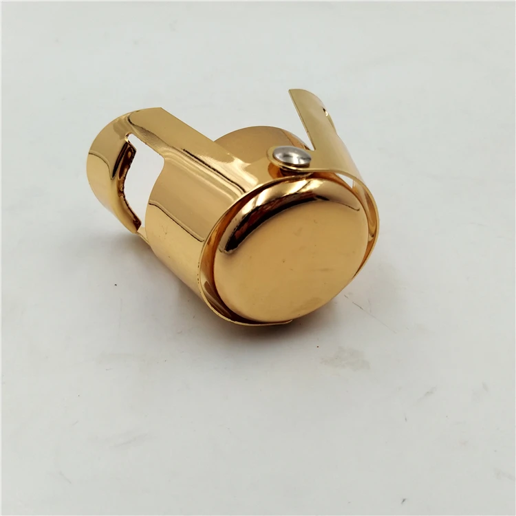 Novelty gold rubber silicon wine stopper champagne cork WCG-026