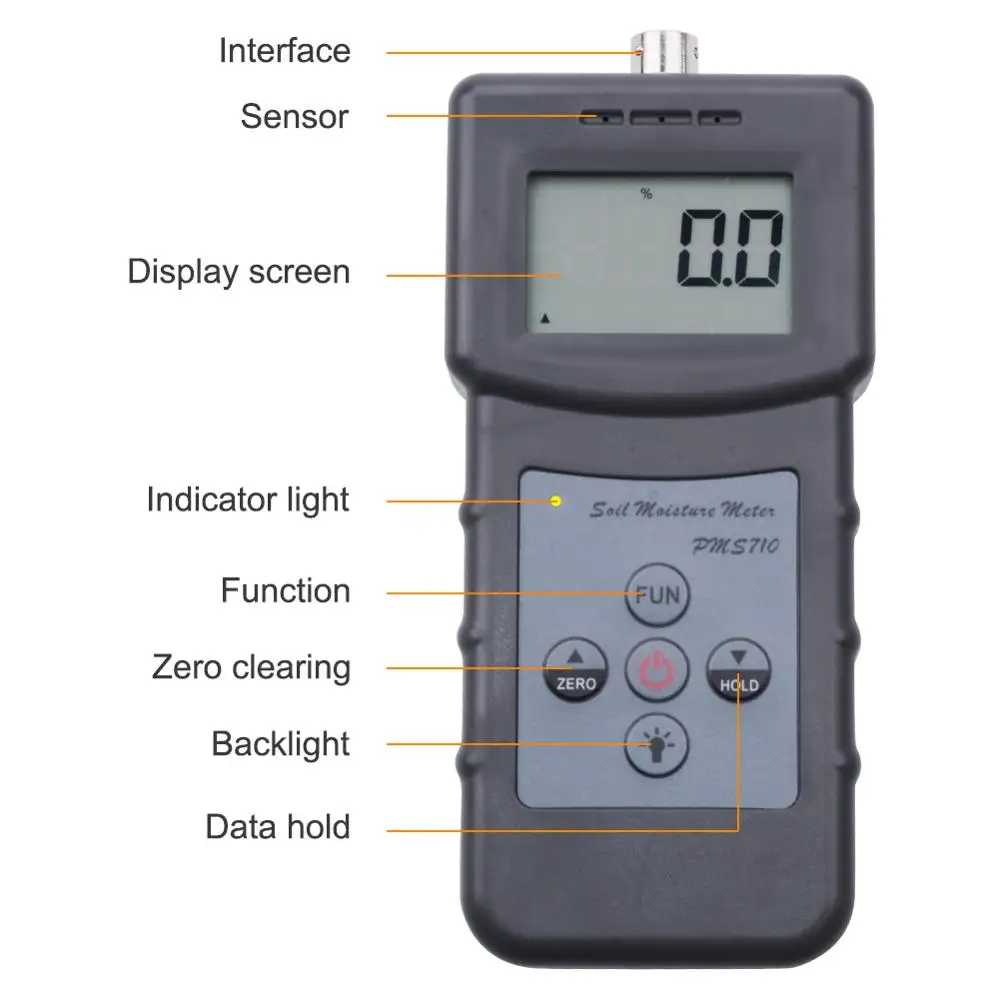 Soil Moisture Meter Pms710 Is Used For Measuring Moisture Content Of