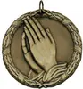 custom display box case for gold foil laser catholic christian pendant medals and trophies china engraving
