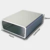 Chic dustproof rectangular polishing anodizing aluminum extruded terminal box for interface of superior quality