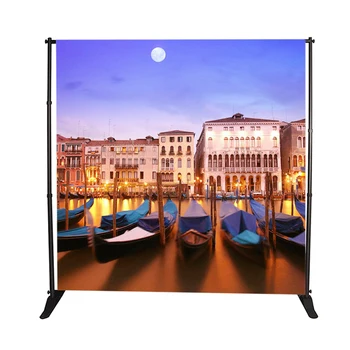 Elegant Aluminum Adjustable Frame Wedding Fabric Backdrops Display