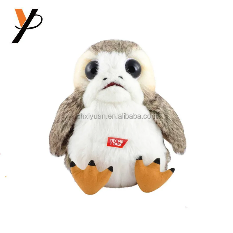 talking porg plush