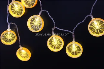B O Lemon String Lights Hanging Novelty Fairy Light Chain Fruit B O Lemon String Lights Hanging Novelty Fairy Light Chain Fruit Range Led