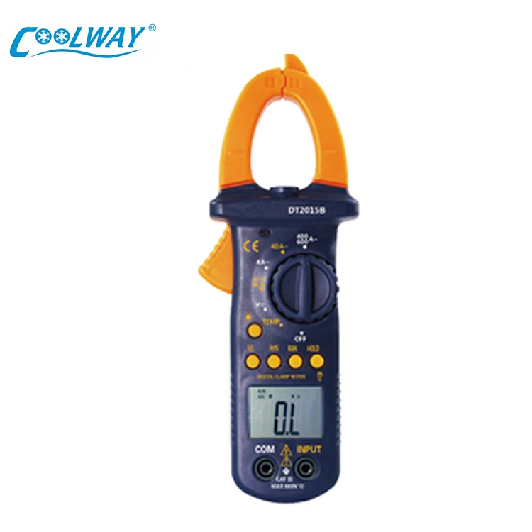 100-10MHz Portable Mini Small Clamp Multimeter AC Current Multimeter Ammeter Voltage Tester Amp Hz Capacitance Ohm Test