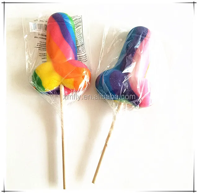 Body Parts Rainbow Colored Sexy Cock Shaped Hard Candy Lollipop Buy Sexy Lollipoplollipop