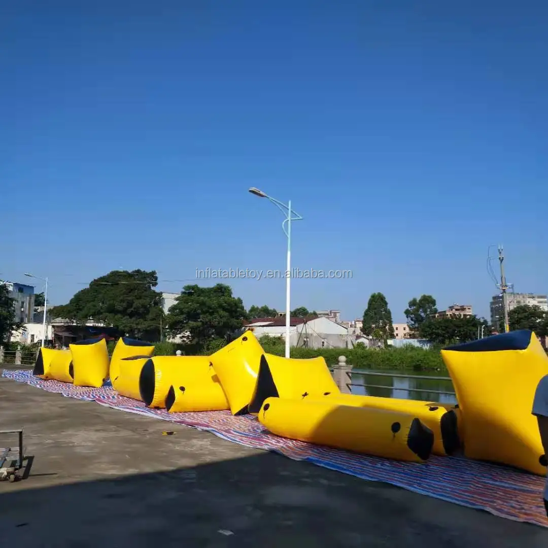 factory supply cheap inflatable paintball bunkers inflatable air