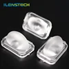Rectangle base 10x120 degree pmma optical lens 1w//3w spotlight line effect lens