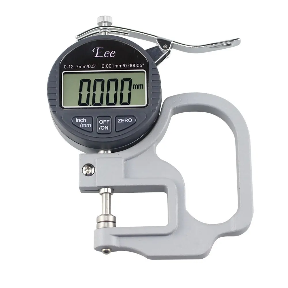 0.001mm Electronic Thickness Gauge 10mm Digital Micrometer Thickness