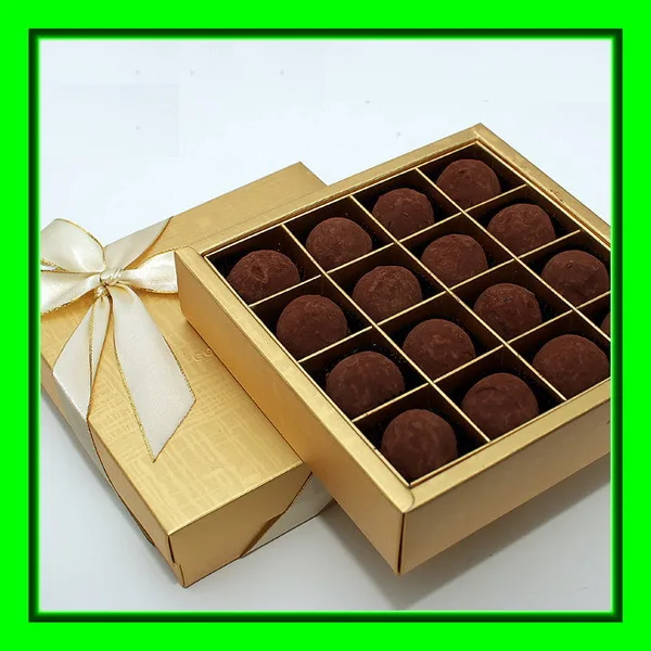 Flat packing gold paper chocolate box.jpeg