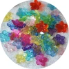 XULIN clear mixed flower shaped acrylic beads