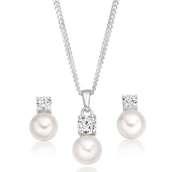 Freshwater Pearl Necklace Set 925 