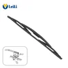 Custom steel and rubber material windscreen flat wiper blade for bus