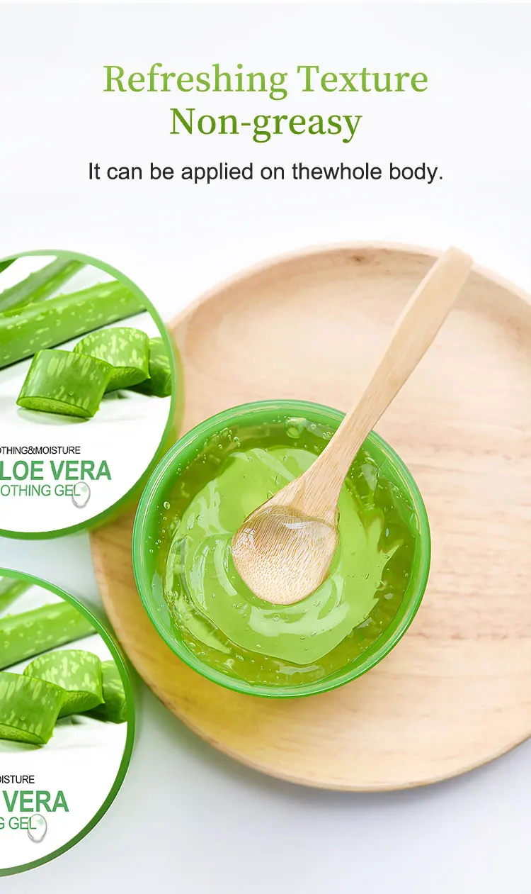 source 2019 hot aloe vera gel smoothing facial serum