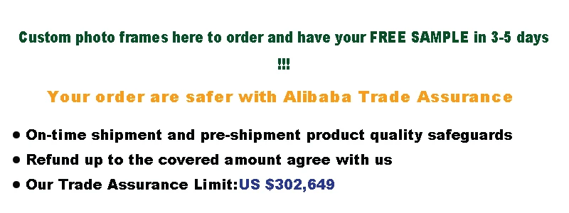 New products lead tin alloy custom metal photo frames