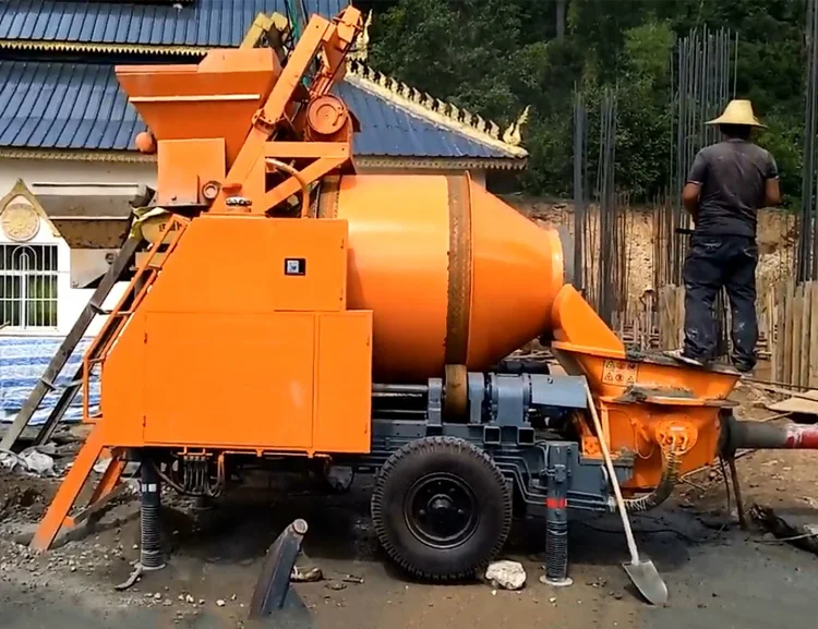 30m3/h New Electric Portable Mortar And Hydraulic Concrete Mixer Pump