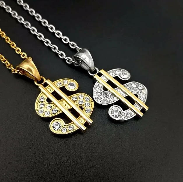 1 Dollar Necklace Wholesale Fashion Dollar Chain Necklace Hippie