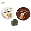 Price Round Shape Souvenir Custom Factory Offer Enamel Metal Square Badge Pins Photo Frame Pin Button Customized Badges