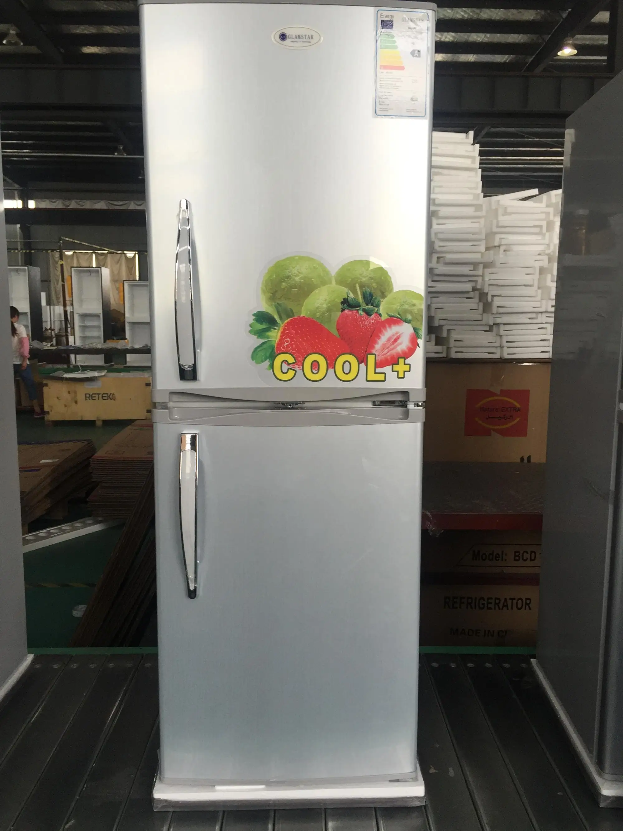 Home Refrigerator 215L Double Door Refrigerator Top Freezer Home Refrigerator 215L Double Door Refrigerator Top Freezer