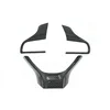 Real Carbon Fiber Steering Wheel Sticker Multimedia Button Stickers For LEXUS RX300 ES200 250 300H 450H 200T GS