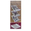 TSD-A517 Custom 3 tier clear acrylic magazine display stand,acrylic brochure holder stand,display stand for newspaper