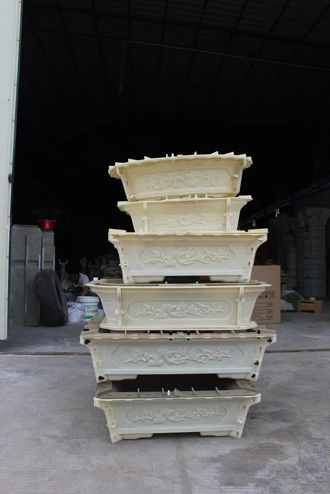 Square Extrusion Plastic Flower Pot Liners Molds Cement With Best Price