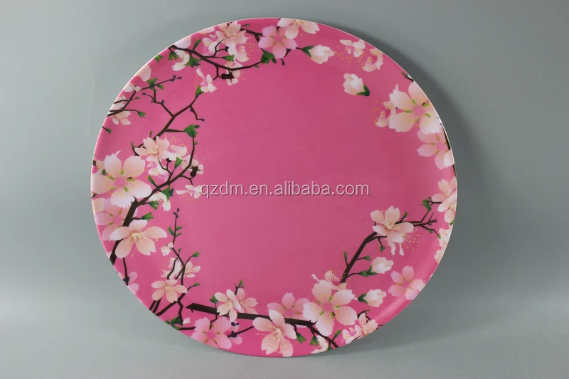 Chinese style Plastic Food Plate Melamine fruit Dishes