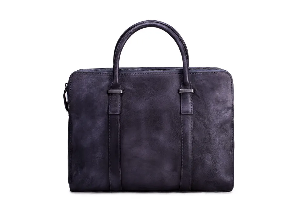 men's vegan leather briefcase