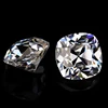 Synthetic Old Mine Cut Cushion Loose Moissanite Gems Discount Moissanite Wedding Sets