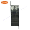 Retail stores wholesale exhibitor heavy duty floor metal display pegboard panel shelving units power tools stand with hooks