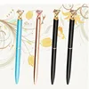 2019 new style hot sales crystal promotion gift pen school learn utensil Metal gift Many Colors custom pens