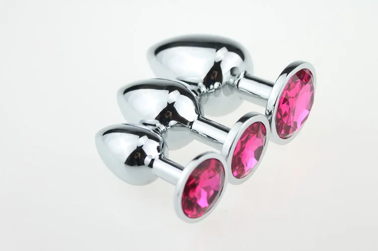 Health butt anal plug aluminium alloy metal anal plug for gay sex play