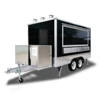 UKUNG best quality customized clad plate square food trailer, mobile food cart with fireproof/ waterproof insulation