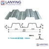 Low price Zinc coated floor decking rib trapezoidal sheet &machine for building materials