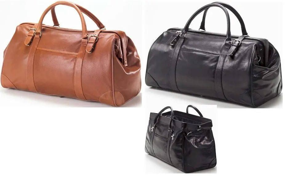 cheap leather travel bags