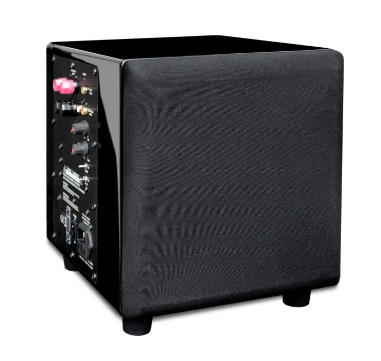 Powered Subwoofer, Black Bass Amplifier 
