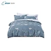 Microfiber reactive printed now design bright color comforter sets for north Amreica