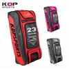 2019 Scarlet Red Largest Wheeled Baseball Catchers Bag with shelves system