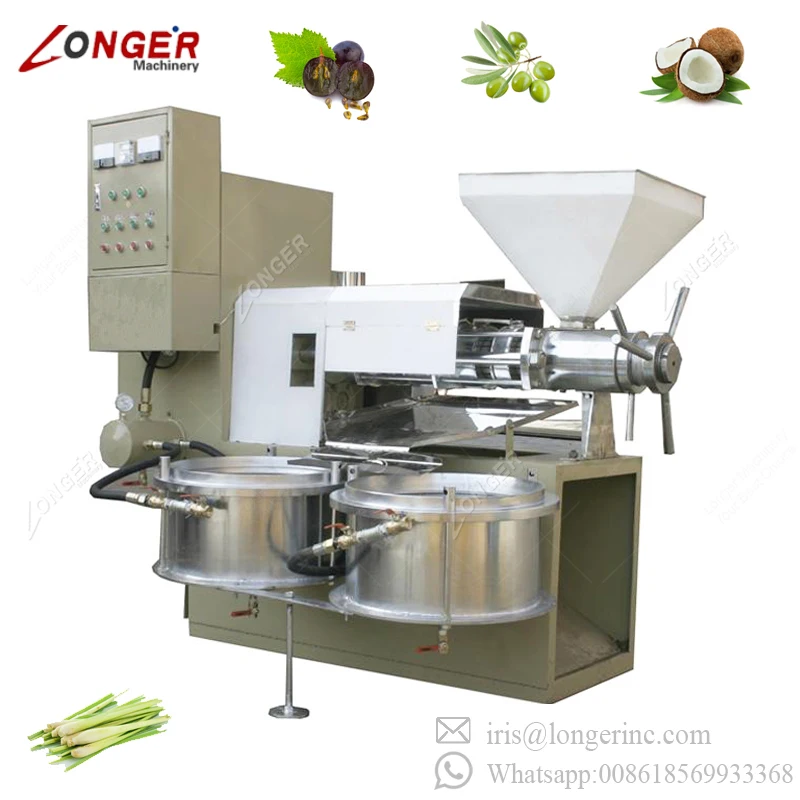 Automatic Small Coconut Avocado Soybean Olive Oil Extraction Pressing
