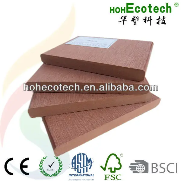 Long life recycled plastic wood decking boards/wpc decorate boards