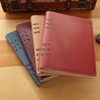 long custom blank paper notebook with logo printed hard plastic cover imported