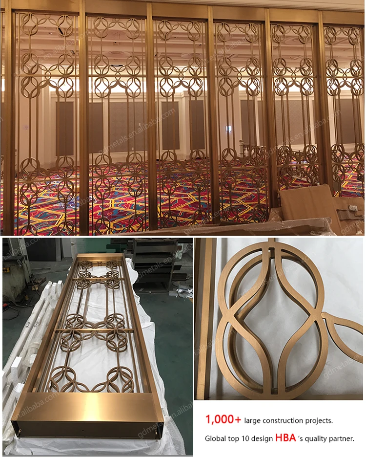 Elegant And Graceful Hall Stainless Steel Collapsible Dubai Room