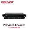 (DMB-8904 Classic) 4 in 1 H.265/HEVC IPTV LIve Streaming Encoder HD MI Encoder IPTV With High Quality Image