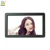 shelf or wall mounted lcd digital photo frame 15 inch hd input