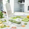 Hot sell online 7 blade multi-functional multifunction vegetable cutter dicer for kitchen