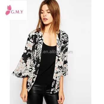 Terbaru Desain Untuk Wanita Wanita Kasual Atas Dicetak Flora Atasan Wanita Panjang Lengan Tops Buy Net Panjang Lengan Ataslengan Panjang Desain