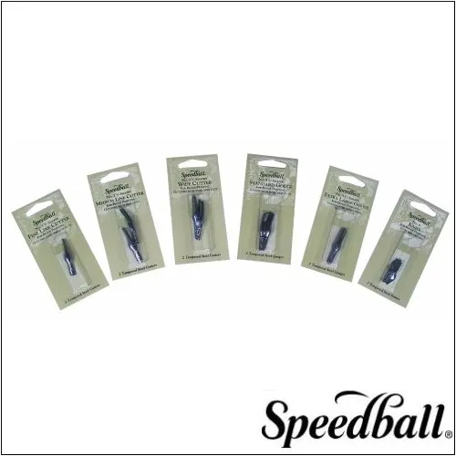 Speedball Linoleum Push Type Cutter, Number 3 Large Liner, Pack of 12