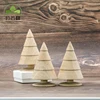 Blank DIY Wooden Christmas Tree Peg Dolls Party Cake Toppers Christmas Decoration
