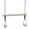 playground children hanging baby Gym metal Rings Swing trapeze swing for kids