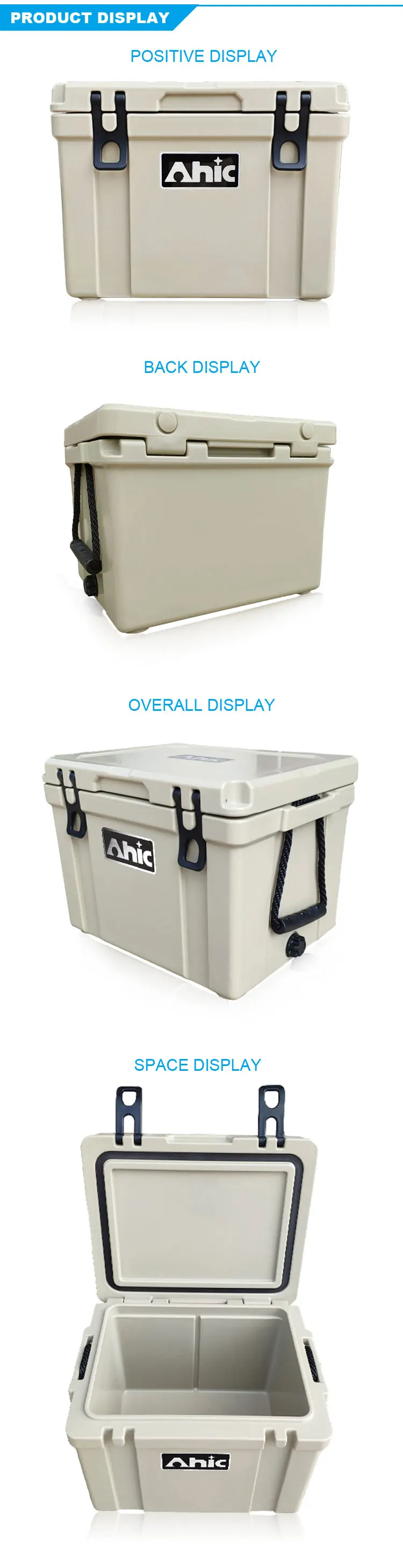   25L Hot selling plastic beach coolers portable outdoor ice chest